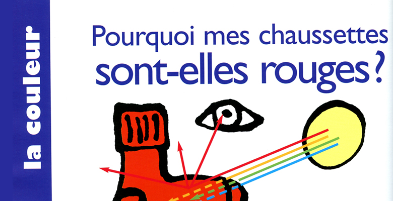 Photo d'une chaussette rouge d'un oeil et du soleil - Pourquoi les chaussettes sont-elles rouges ?