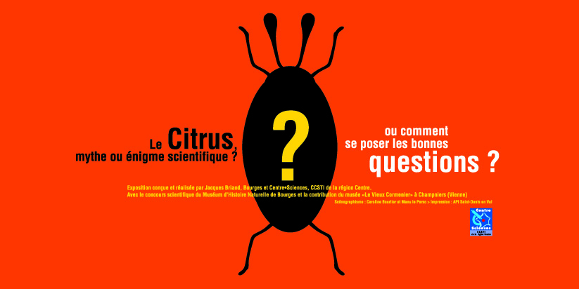 Visuel de l'exposition "Citrus, mythe ou énigme scientifique ?"