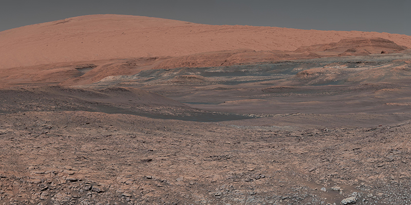 Vue de la surface de Mars