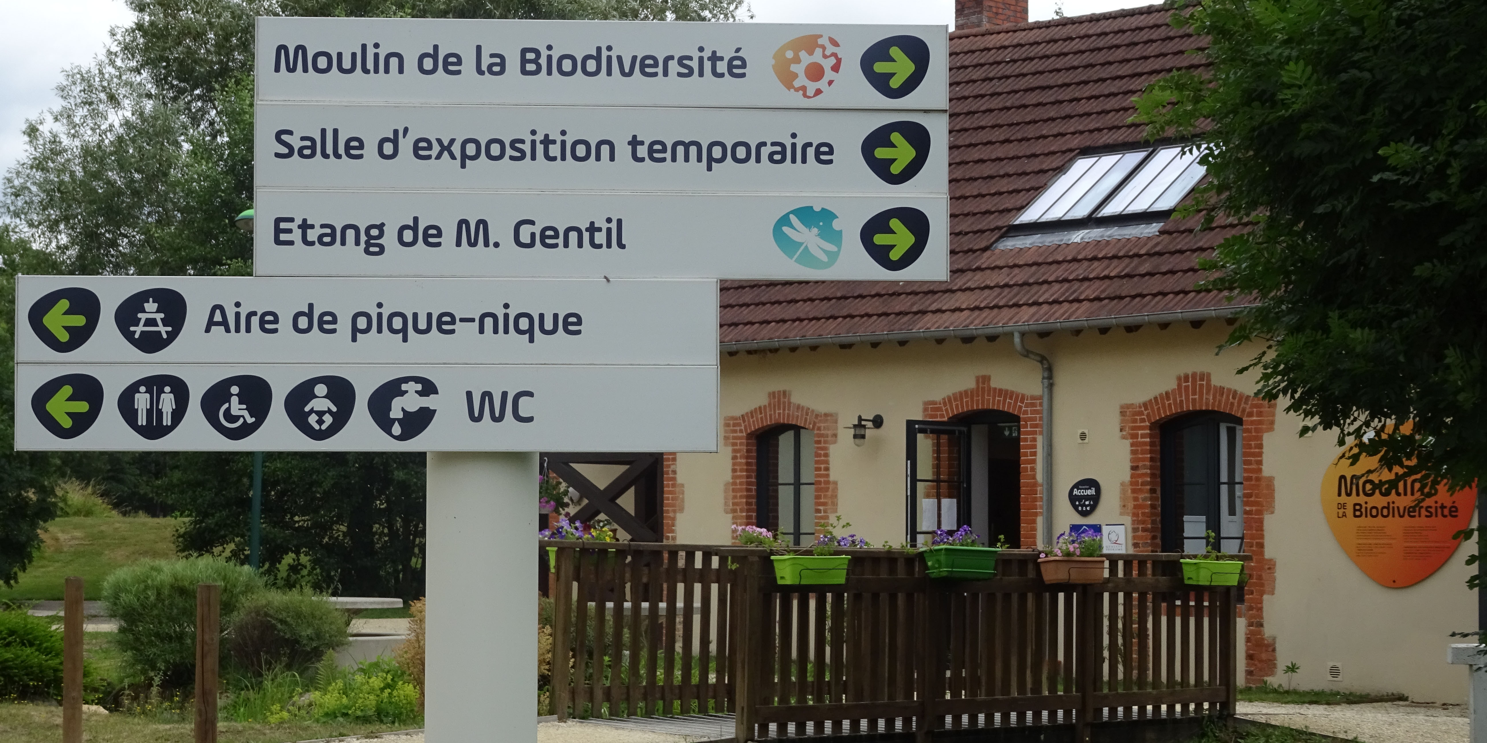 Site de la Maison de l'Eau - moulin de la biodiversité