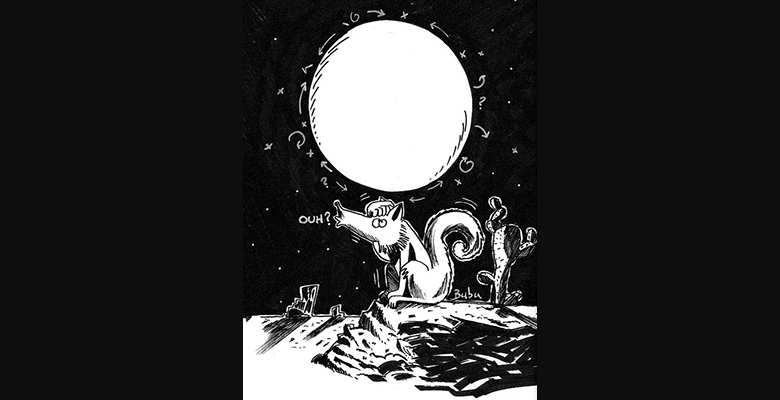 illustration du Récréasciences sur la face cachée de la Lune