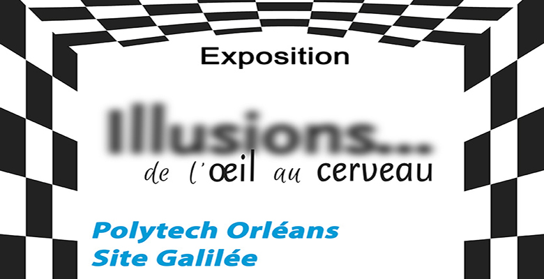 Exposition "Illusions de l'oeil au cerveau" du 22/01/24 au 29/03/24 à Polytech Orléans