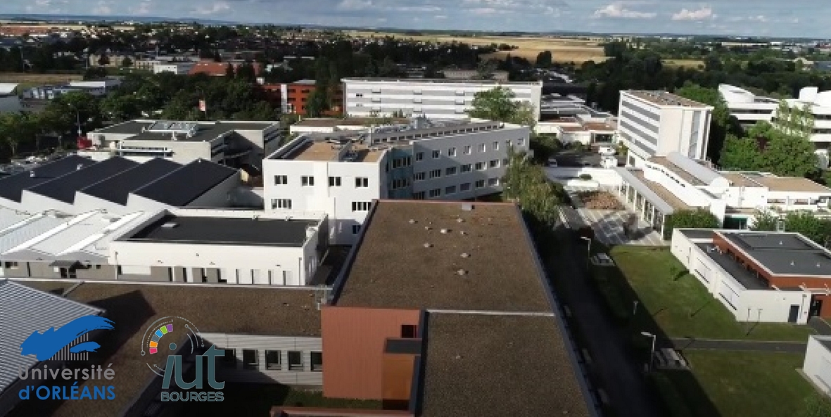 IUT de Bourges, vue aérienne
