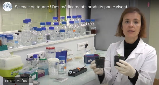 sciences on tourne médicaments produits par le vivants