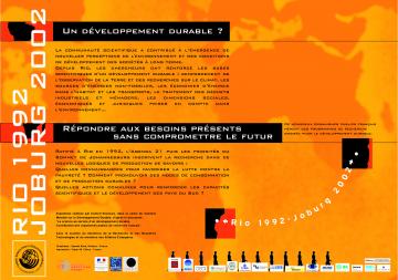 Exposition panneaux "Recherche et développement durable"