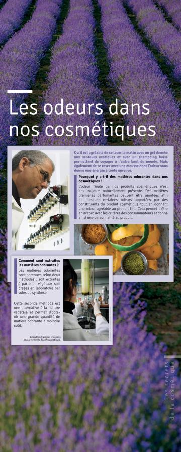 Panneau n°4 de l'exposition "Les secrets de la cosmétique"