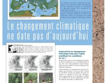 Panneau sur l'adaptation des forêts face au changement climatique