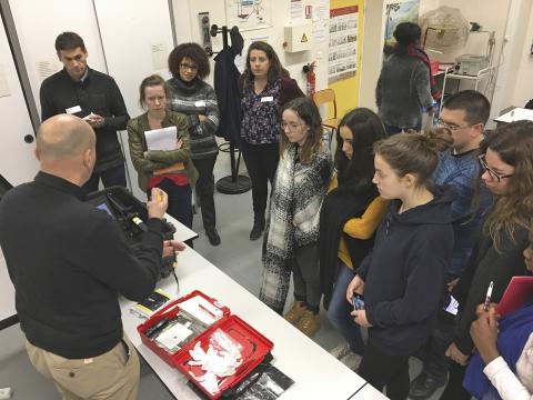 Partie pratique de la formation à la malle holographie avec l'aide d'Hervé Rabat du laboratoire GREMI de l'université d'Orléans.